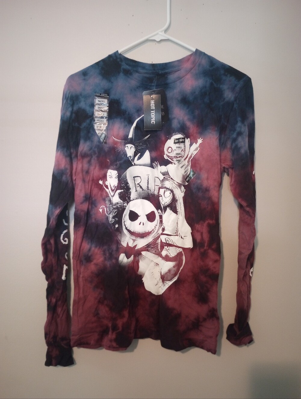Hot Topic And Disney The Nightmare Before Christmas Long Sleeve Tee NWT